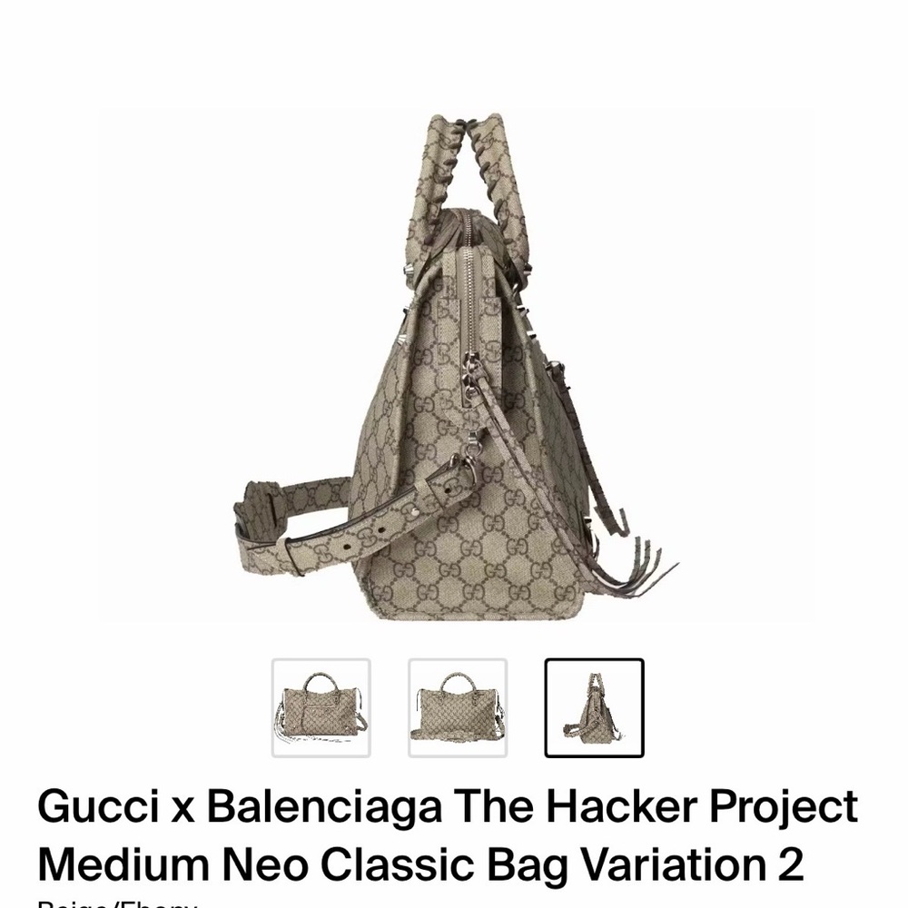 Gucci x Balenciaga Bag NWT & box & dust bag! - Picture 8 of 13